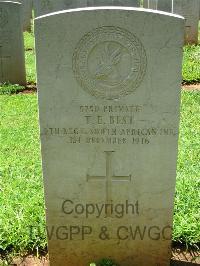 Dar Es Salaam War Cemetery - Best, T E